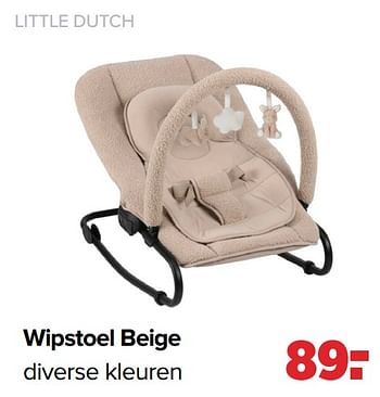 Promotions Wipstoel beige - Little Dutch - Valide de 18/03/2024 à 13/04/2024 chez Baby-Dump