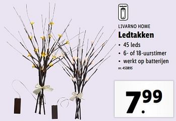 Promotions Ledtakken - Livarno - Valide de 27/03/2024 à 02/04/2024 chez Lidl