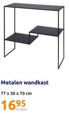 Promotions Metalen wandkast - Produit Maison - Action - Valide de 20/03/2024 à 26/03/2024 chez Action
