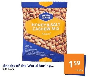 Promoties Snacks of the world honing - Snacks of the World - Geldig van 20/03/2024 tot 26/03/2024 bij Action