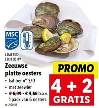 Zeeuwse platte oesters-Limited Edition
