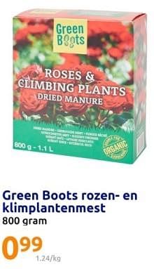 Promoties Green boots rozen en klimplantenmest - Green Boots - Geldig van 20/03/2024 tot 26/03/2024 bij Action