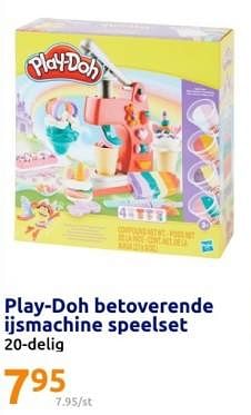 Promoties Play-doh betoverende iismachine speelset - Hasbro - Geldig van 20/03/2024 tot 26/03/2024 bij Action