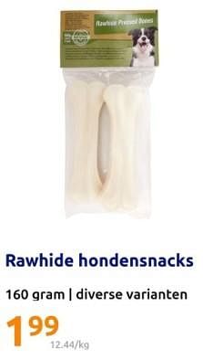 Promoties Rawhide hondensnacks - Huismerk - Action - Geldig van 20/03/2024 tot 26/03/2024 bij Action
