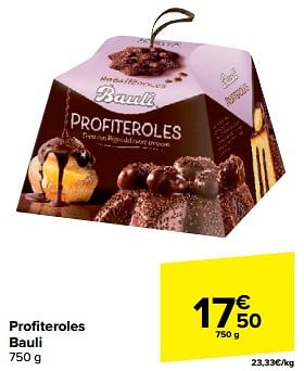 Promotions Profiteroles bauli - Bauli - Valide de 20/03/2024 à 02/04/2024 chez Carrefour