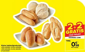 Promoties Kleine bakkerijproducten - Huismerk - Carrefour  - Geldig van 20/03/2024 tot 02/04/2024 bij Carrefour