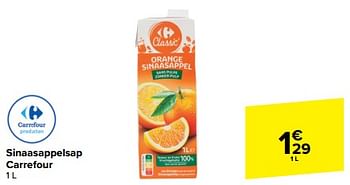 Promoties Sinaasappelsap carrefour - Huismerk - Carrefour  - Geldig van 20/03/2024 tot 02/04/2024 bij Carrefour