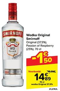 Wodka original 37,5%-Smirnoff