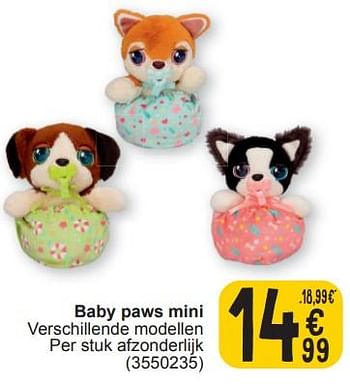 Promotions Baby paws mini - IMC Toys - Valide de 19/03/2024 à 30/03/2024 chez Cora