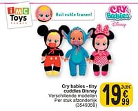 Cry babies tiny cuddles disney-Cry Babies