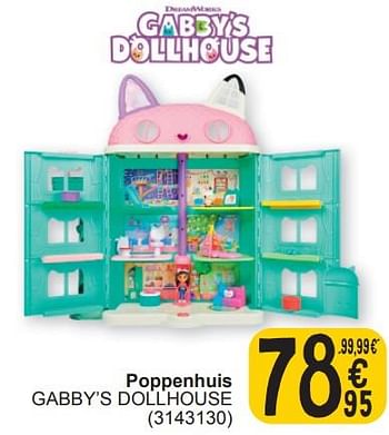 Promotions Poppenhuis gabby`s dollhouse - Gabby's Dollhouse - Valide de 19/03/2024 à 30/03/2024 chez Cora