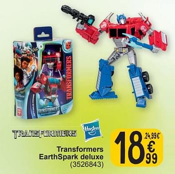 Promotions Transformers earthspark deluxe - Hasbro - Valide de 19/03/2024 à 30/03/2024 chez Cora