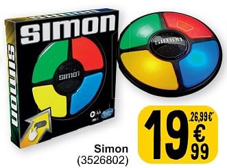 Promoties Simon - Hasbro - Geldig van 19/03/2024 tot 30/03/2024 bij Cora