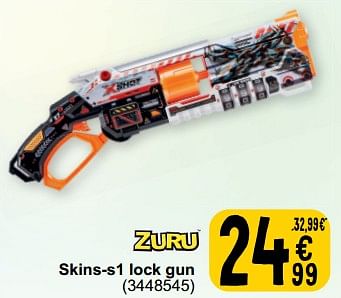 Promoties Skins-s1 lock gun - Zuru - Geldig van 19/03/2024 tot 30/03/2024 bij Cora