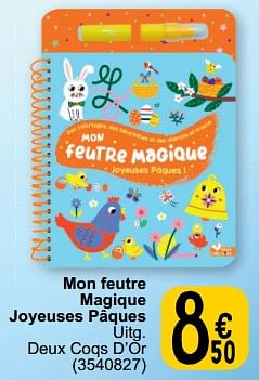 Promoties Mon feutre magique joyeuses pâques - Huismerk - Cora - Geldig van 19/03/2024 tot 30/03/2024 bij Cora