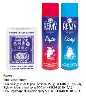Promotions Remy tout l`assortiment - Remy - Valide de 13/03/2024 à 26/03/2024 chez Colruyt
