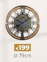 Promotions Horloge murale - Produit Maison - Euroshop - Valide de 14/03/2024 à 31/05/2024 chez Euro Shop