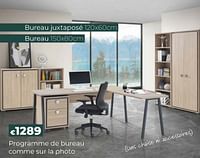Promotions Programme de bureau comme sur la photo  - Produit Maison - Euroshop - Valide de 14/03/2024 à 31/05/2024 chez Euro Shop
