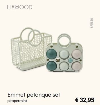 Promoties Emmet petanque set - Liewood - Geldig van 08/03/2024 tot 30/06/2024 bij Multi Bazar