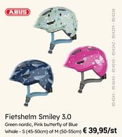 Promoties Fietshelm smiley 3.0 - Abus - Geldig van 08/03/2024 tot 30/06/2024 bij Multi Bazar