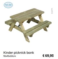 Kinder picknick bank-Sens-Line