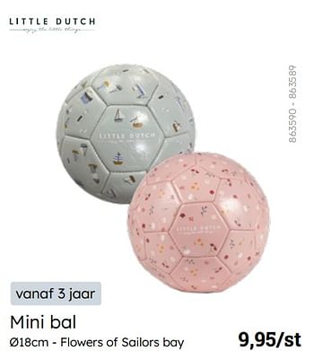 Promoties Mini bal - Little Dutch - Geldig van 08/03/2024 tot 30/06/2024 bij Multi Bazar
