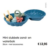 Mini dubbele zand- en waterbak-Huismerk - Multi Bazar