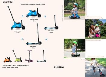Promoties Smartrike xtend scooter ride-on - Smartrike - Geldig van 08/03/2024 tot 30/06/2024 bij Multi Bazar