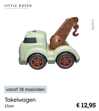 Promotions Takelwagen - Little Dutch - Valide de 08/03/2024 à 30/06/2024 chez Multi Bazar