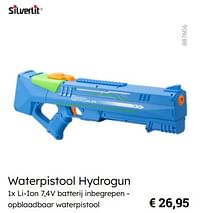 Waterpistool hydrogun-Silverlit