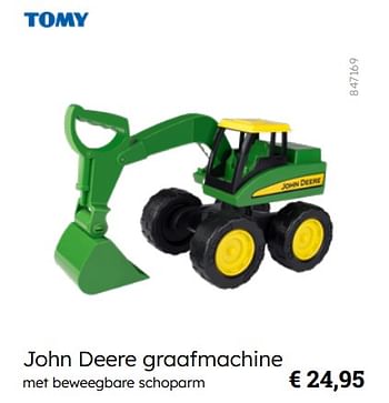 Promotions John deere graafmachine - Tomy - Valide de 08/03/2024 à 30/06/2024 chez Multi Bazar