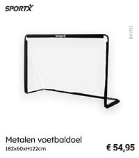 Metalen voetbaldoel-SportX