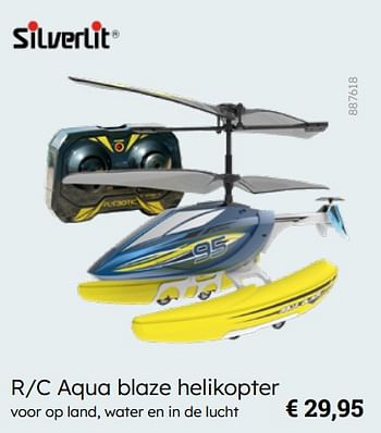 Promoties R-c aqua blaze helikopter - Silverlit - Geldig van 08/03/2024 tot 30/06/2024 bij Multi Bazar