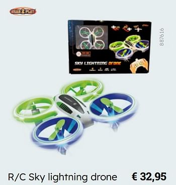 Promotions R-c sky lightning drone - Gear2Play - Valide de 08/03/2024 à 30/06/2024 chez Multi Bazar