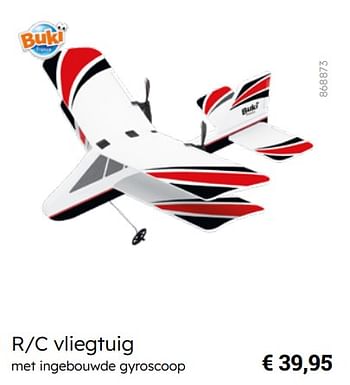 Promotions R-c vliegtuig - Buki - Valide de 08/03/2024 à 30/06/2024 chez Multi Bazar