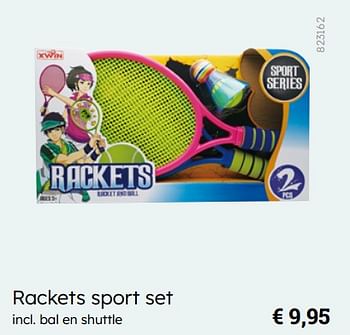 Promotions Rackets sport set - Produit Maison - Multi Bazar - Valide de 08/03/2024 à 30/06/2024 chez Multi Bazar