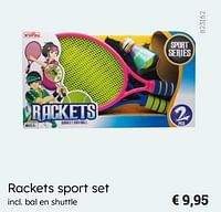 Promoties Rackets sport set - Huismerk - Multi Bazar - Geldig van 08/03/2024 tot 30/06/2024 bij Multi Bazar