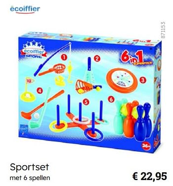 Promoties Sportset - Ecoiffier - Geldig van 08/03/2024 tot 30/06/2024 bij Multi Bazar
