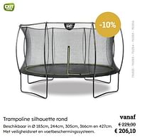 Trampoline silhouette rond-Exit