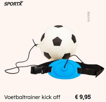 Promotions Voetbaltrainer kick of - SportX - Valide de 08/03/2024 à 30/06/2024 chez Multi Bazar