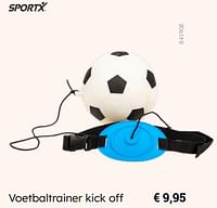 Voetbaltrainer kick of-SportX