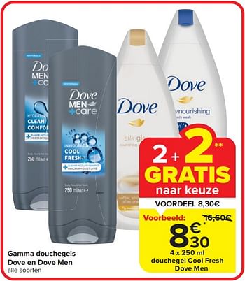 Promotions Douchegel cool fresh dove men - Dove - Valide de 20/03/2024 à 02/04/2024 chez Carrefour