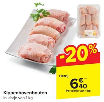 Promoties Kippenbovenbouten - Huismerk - Carrefour  - Geldig van 20/03/2024 tot 02/04/2024 bij Carrefour