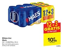 Promoties Blikjes bier maes - Maes - Geldig van 20/03/2024 tot 02/04/2024 bij Carrefour