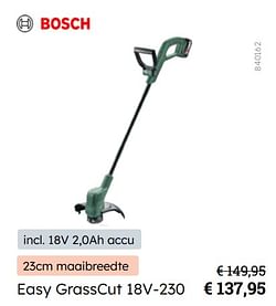 Bosch easy grasscut 18v-230