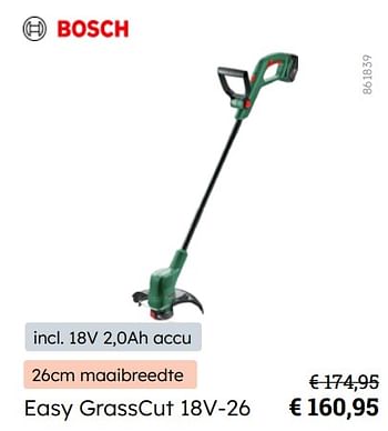 Promotions Bosch easy grasscut 18v-26 - Bosch - Valide de 08/03/2024 à 31/08/2024 chez Multi Bazar
