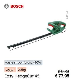 Bosch easy hedgecut 45