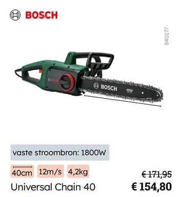 Promotions Bosch universal chain 40 - Bosch - Valide de 08/03/2024 à 31/08/2024 chez Multi Bazar