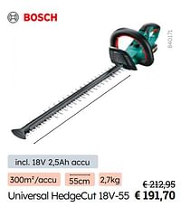 Bosch universal hedgecut 18v-55-Bosch