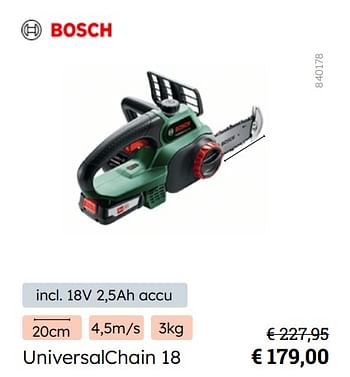 Promoties Bosch universalchain 18 - Bosch - Geldig van 08/03/2024 tot 31/08/2024 bij Multi Bazar